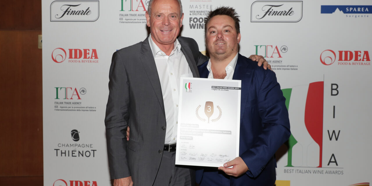 TERMINUM 2016 DI CANTINA TRAMIN PREMIATO AL BEST ITALIAN WINE AWARDS 2019